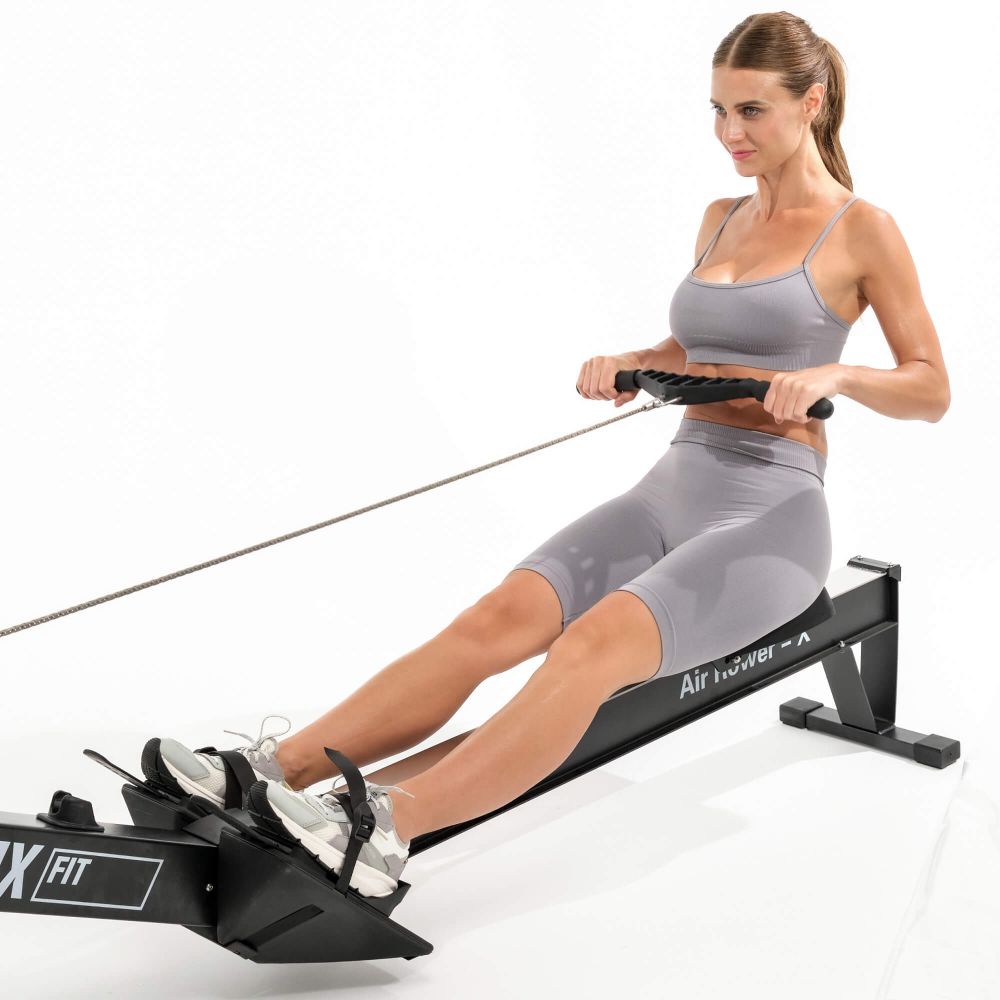 Гребной тренажер UNIX Fit Air Rower-X Black
