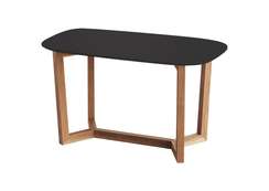 Стол обеденный Cross 2 140*80 см (черный, бук)