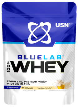 USN BlueLab Whey Bag 476 г , Сывороточный протеин (Ваниль)