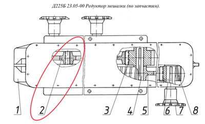 Д225Б 2305-05А Шестерня