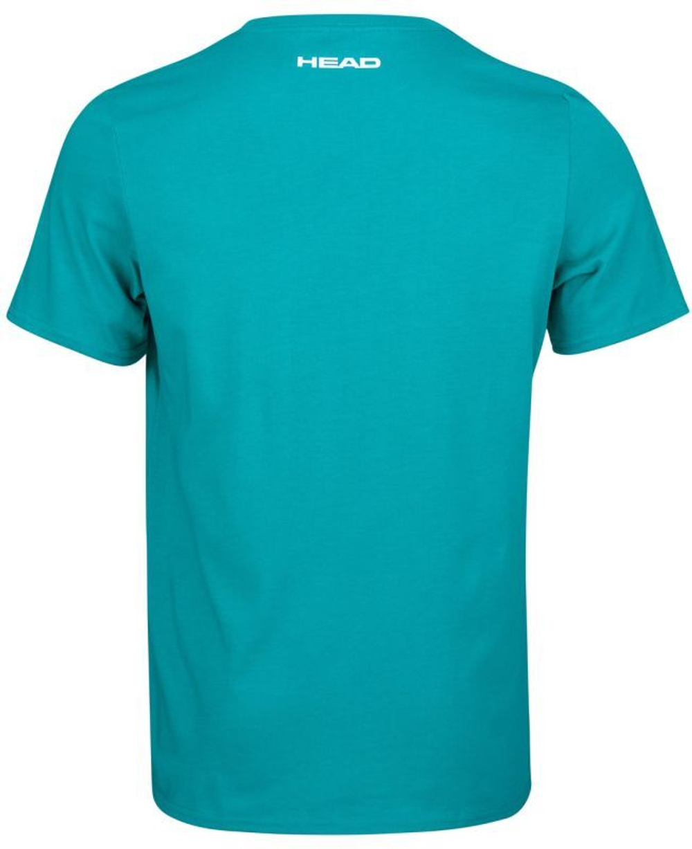 Футболка для мальчика теннисная Head Club Carl T-Shirt JR - turquoise