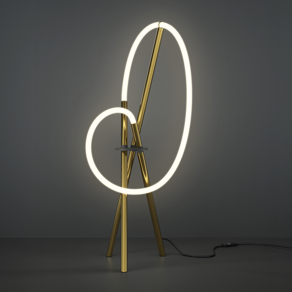 Настольная светодиодная лампа Maytoni Crochet MOD369TL-L15BS3K