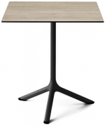 Стол ламинированный обеденный Scab Design Tripe, черный, состаренный дуб тортора