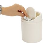 Контейнер, урна, ведерко для мусора НАСТОЛЬНОЕ, 2,4 л, 165x135 мм, белый, BOOMHOUSE (БУМХАУС), 238897