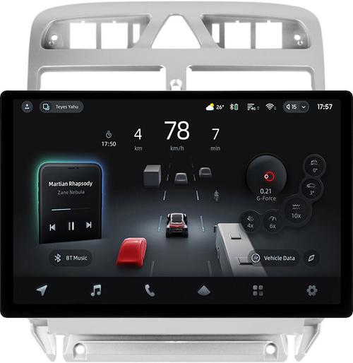 Магнитола для Peugeot 307 2001-2008 - Teyes CC4-PRO монитор 13" 2K QLED на Android 13, Быстрейшая, Snapdragon 778G, ИИ, CarPlay, DSP, 4G SIM-слот