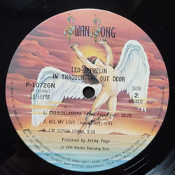 Винтажная виниловая пластинка LP Led Zeppelin In Through The Out Door (Japan 1979)(No Obi) Slave D