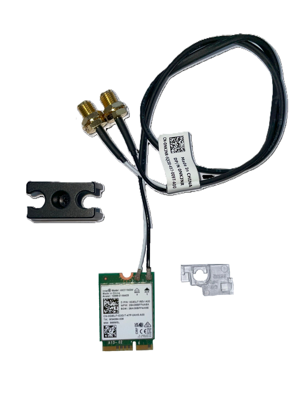 Комплект Wi-Fi-адаптер с Bluetooth AX211NGW с двухдиапазонной WI-FI-антенной