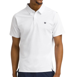 Мужское теннисное поло Wilson League - белый