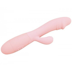 Нежно-розовый вибратор кролик Snappy