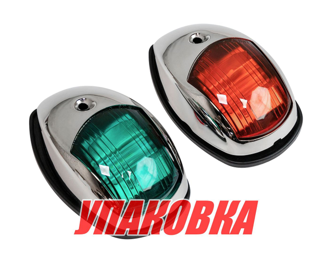 Огни ходовые светодиодные, комплект, нержавеющий корпус, 10-30 В (упаковка из 4 шт.)