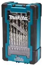 Набор сверл по металлу HSS-G 25 шт. (1-13мм, шаг 0.5мм) Makita D-67555