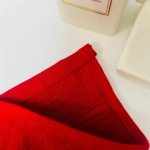 Полотенце махровое 70*120см «Comfort» цвет вишневый 04-088, плотность 300гр/м2 TJ, с петелькой-подвесом