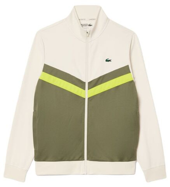 Мужская теннисная кофта Lacoste Unbreakable Zipped Tennis Sweatshirt - разноцветный