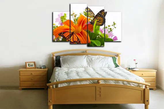 Модульная картина "Тигровая лилия"