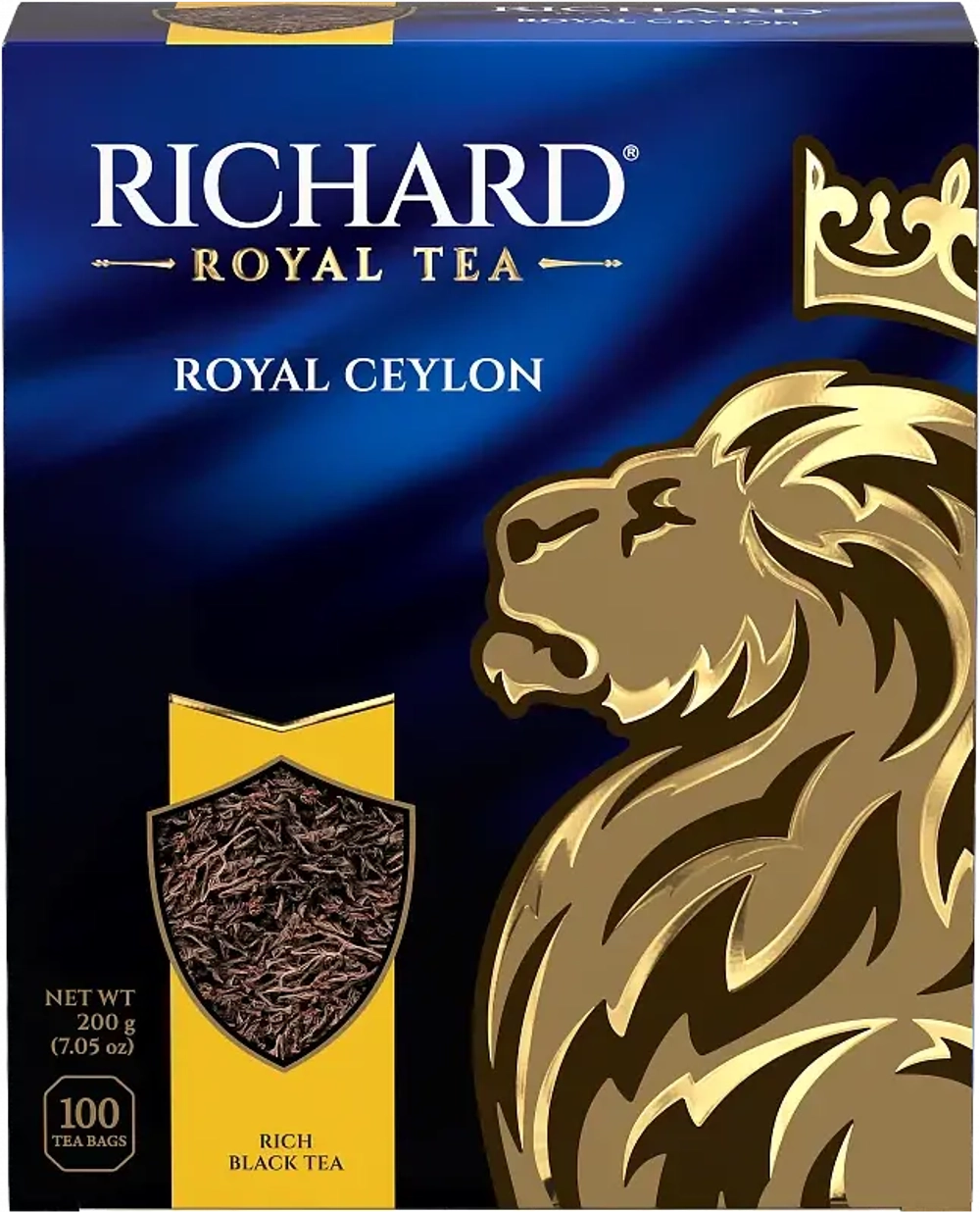Richard Royal Ceylon Чёрный чай, 100×2г. Ричард