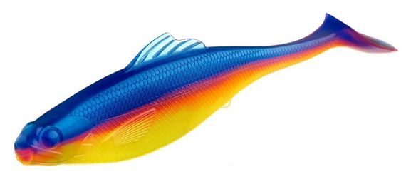 Виброхвосты съедобные LJ Pro Series ROACH PADDLE TAIL 3.5in (8,89 см), цв. G04, 6 шт.