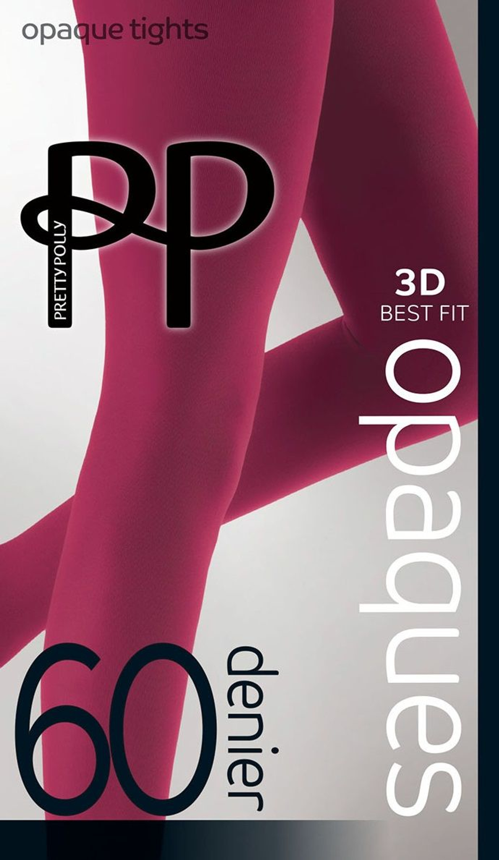 Бархатистые колготки Coloured Opaques (Размер: M-L) (Цвет: малиновый)