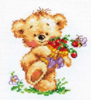 "Мишутка-сластена"-0-71 вышивка