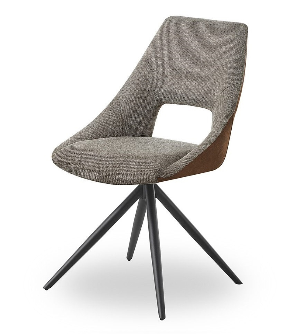 Стул DC2346 серый/ коричневый