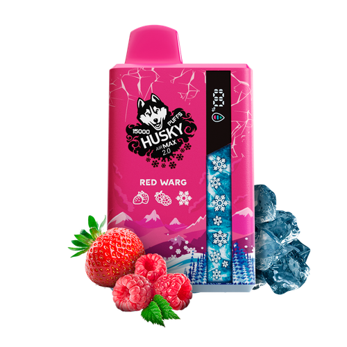Одноразовая электронная сигарета Husky Air Max 2.0 - Red Warg (15000 затяжек)