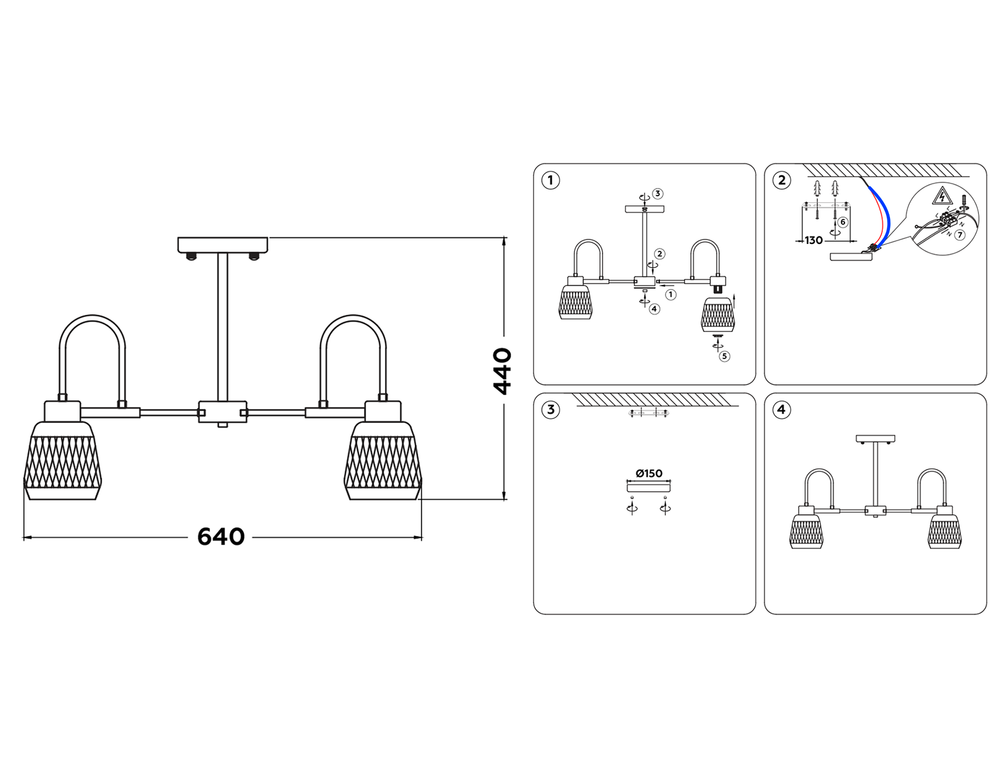 Ambrella Подвесная люстра со сменной лампой Loft TR8002