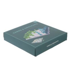 GAEM Игра настольная 2 в 1 (шахматы, шашки), L26 W26 H5 см