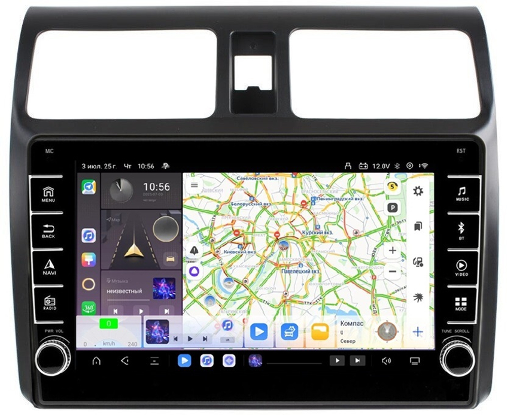 Магнитола для Suzuki Swift 2004-2010 - Carmedia OL-1622 (кнопки и крутилки) Android 13, TS20, 6+128Гб, CarPlay, 4G SIM-слот