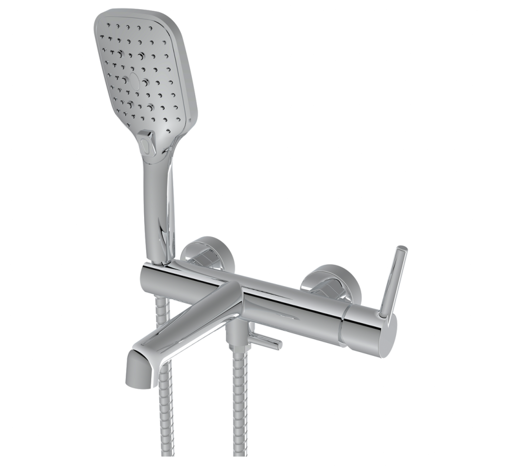 Смеситель для ванны V103532 однорычажный, короткий, хром