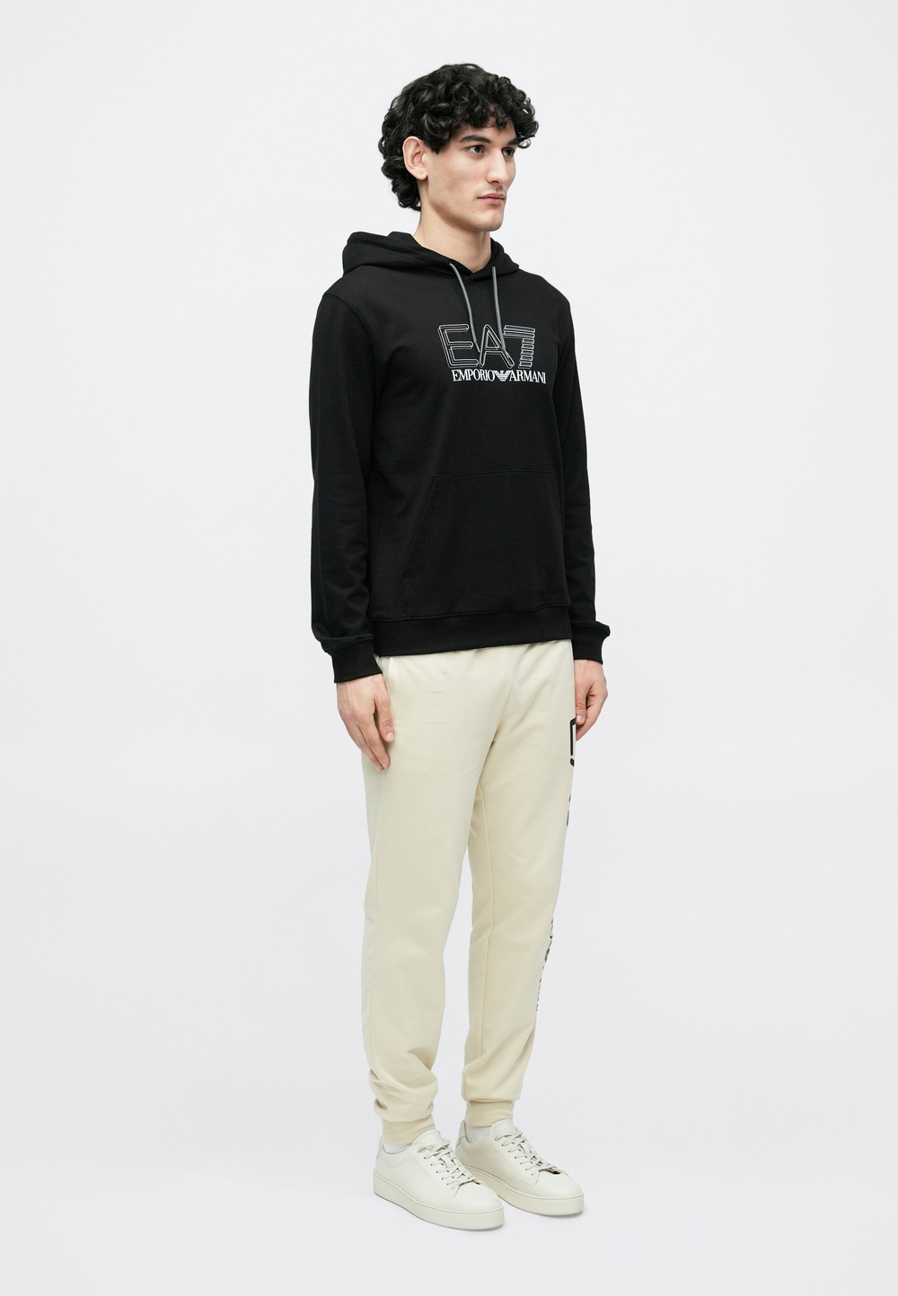EA7 Emporio Armani UNISEX - Толстовка с капюшоном - Чёрный