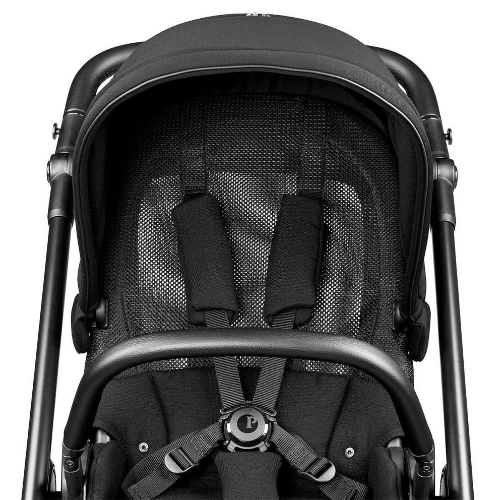 Коляска Peg Perego Veloce New Belvedere 2 в 1 True Black