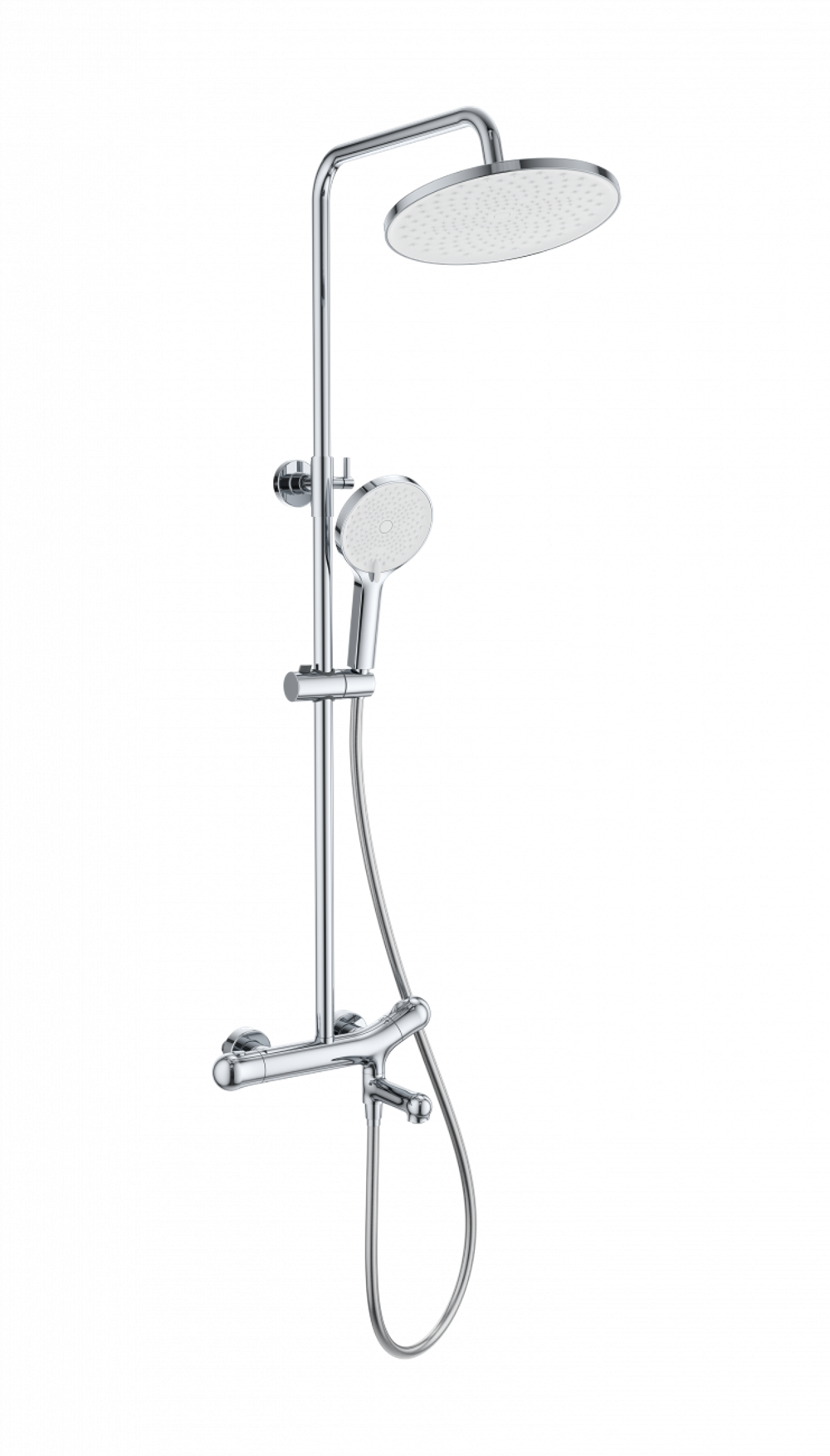 Душевая система с термостатом WONZON & WOGHAND T-1000, Хром (WW-B3057-A-CR)