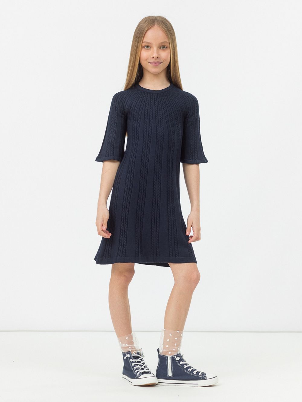 Платье для девочки AT445 синий