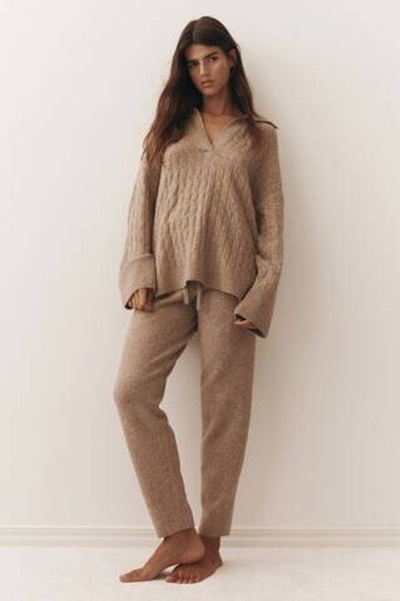 H&M Брюки-джоггеры, бежевый