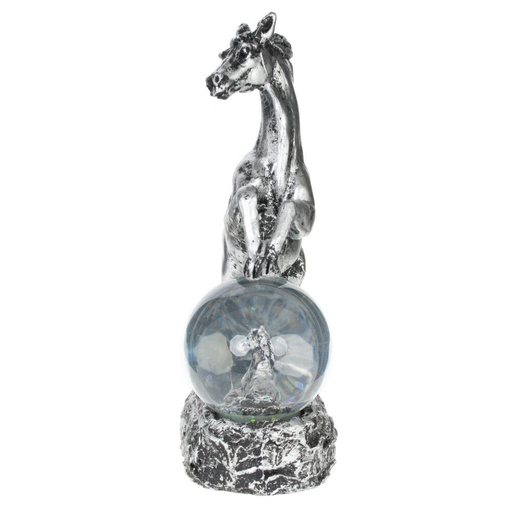 GAEM Фигурка декор в стекл шаре "Лошадь", L10 W5 H14 см, 2в.