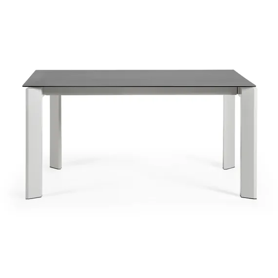 Стол Atta 160 (220) x90 серый керамический