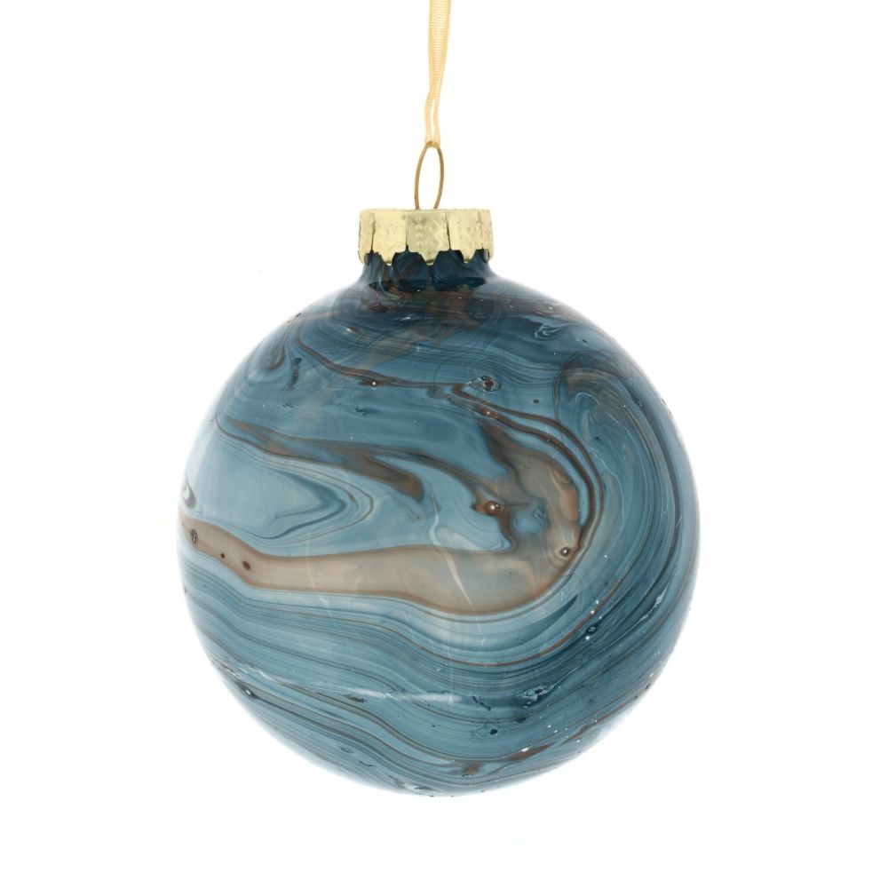 GAEM Украшение новогоднее Шар "Океан", D 8 см, L8 W8 H8 см