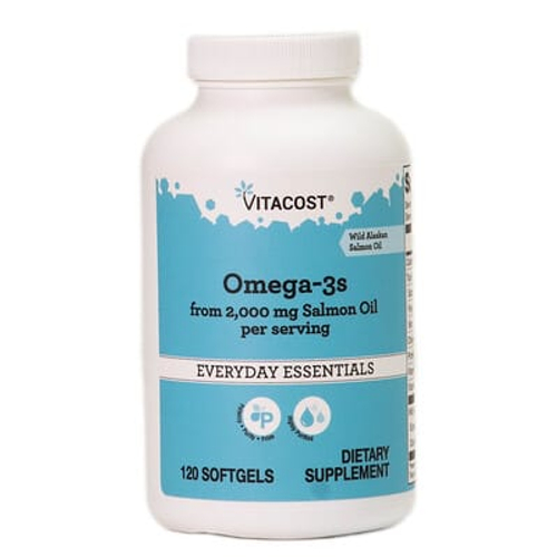 Vitacost, омега-3, 120 капсул