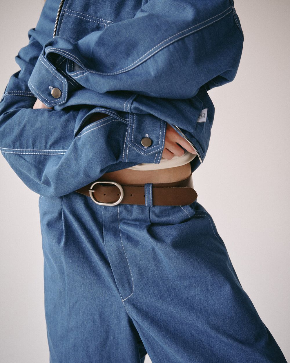 Шорты One Two Baggy Bermuda Denim синие