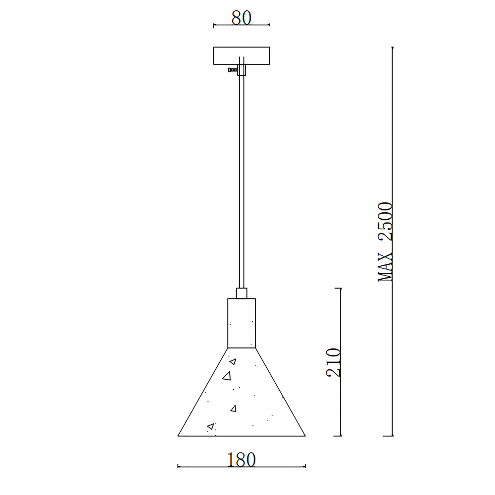 Подвесной светильник OLAUG black