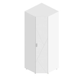 Шкаф угловой МС "Сандра" (Белый лофт)