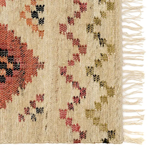 Ковер из шерсти по мотивам башкирских орнаментов из коллекции cultural heritage, 120х180 см