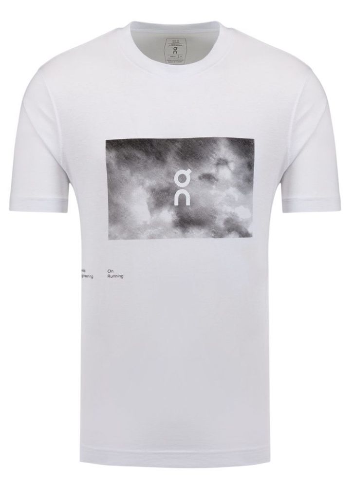 Мужская теннисная футболка On Graphic-T Cloudlocker - белый