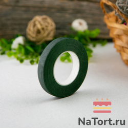 Тейп-лента Темно-зеленая, 12мм