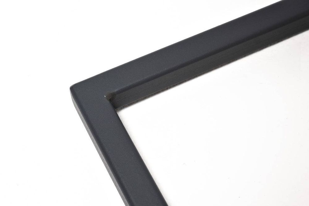 "Тулон" интерьерный стол из HPL квадратный 40х40, H60, цвет "серый гранит"