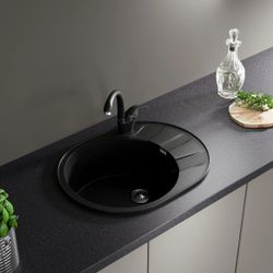 Мойка ZX-GM 02 овальная с крылом