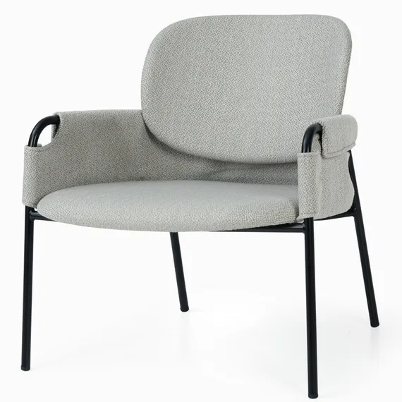 Лаунж-кресло Lok, светло-серое