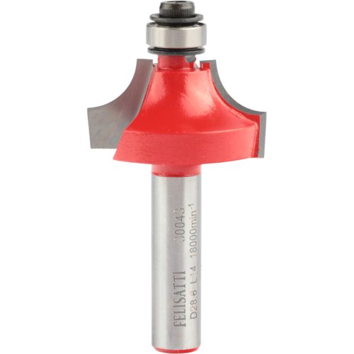 Фреза кромочная калевочная FELISATTI 28.6х16мм R8 хвостовик 8мм   30043