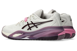 Женские Кроссовки теннисные Asics Gel-Resolution X - sofr oat/dark aubergine