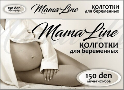 Колготки для беременных Mama Line 150 Den мультифибра, размер 2