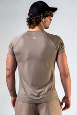 Футболка Seamless Short-Sleeve Top POWER 900 LIGHT BROWN ASH